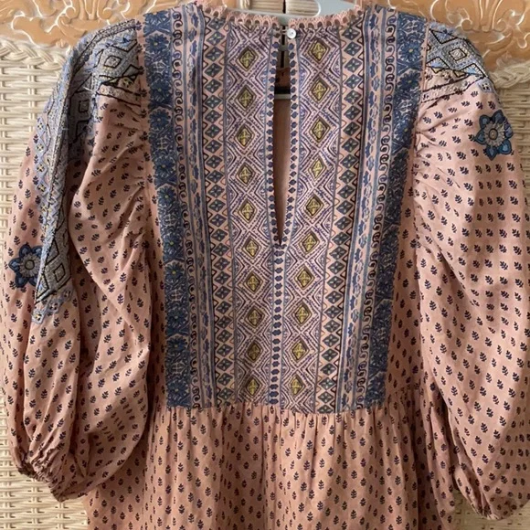 By Anthropologie Embroidered Tunic Mini Dress - Picture 13 of 16